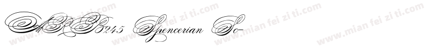 ARB245 Spencerian Sc字体转换